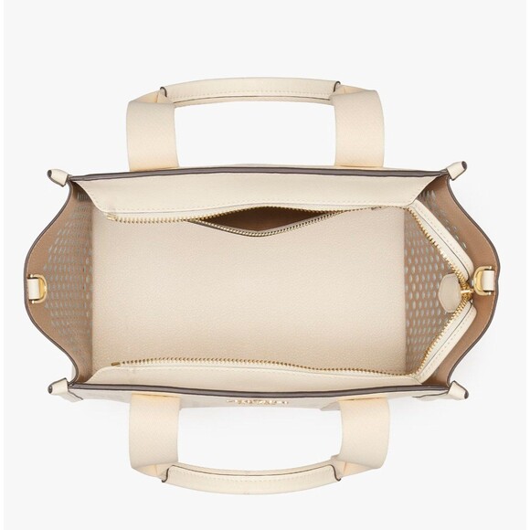 New Kate Spade Kip Perforated Leather Small Tote Meringue - Picture 5 of 5